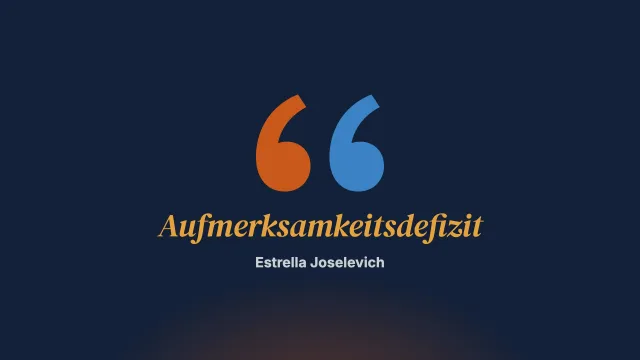 Die Paarbeziehung mit einem Mitglied mit Aufmerksamkeitsdefizit- und Impulsivitätssyndrom, mit oder ohne Hyperaktivität (Teil 1)