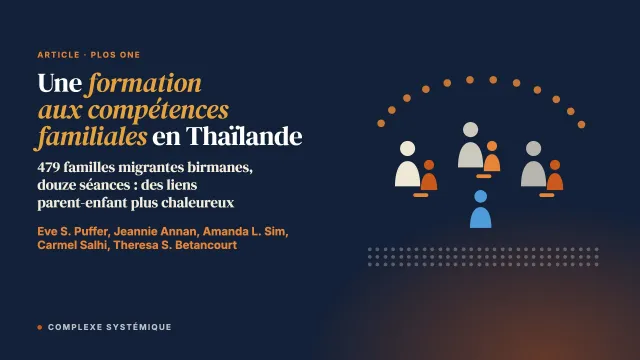 L’impact d’une intervention de formation aux compétences familiales auprès de familles migrantes birmanes en Thaïlande : un essai contrôlé randomisé