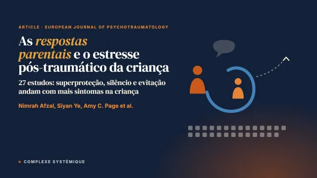 Uma revisão sistemática da literatura sobre a relação entre as respostas parentais e os sintomas de estresse pós-traumático da criança