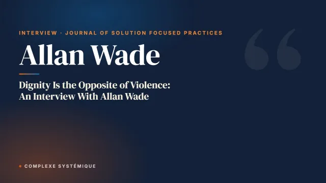 Dignity Is the Opposite of Violence: An Interview With Allan Wade