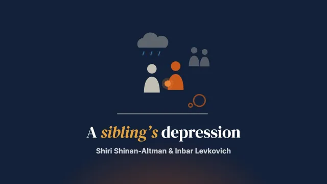The experience of growing up with a sibling who has depression from emerging adults' perspectives
