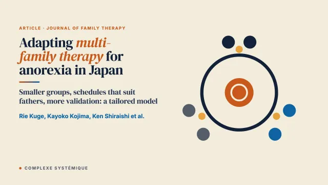 Adaptation of multi-family therapy for children and adolescents with anorexia nervosa in Japan