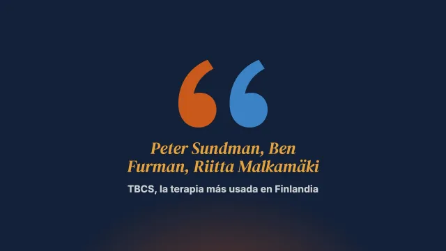 La TBCS es hoy la terapia más utilizada en Finlandia: entrevista con Peter Sundman, Ben Furman y Riitta Malkamäki