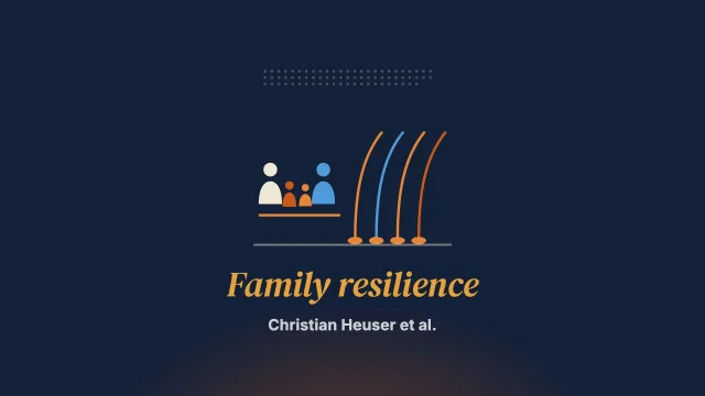 Family resilience of families with parental cancer and minor children: a qualitative analysis