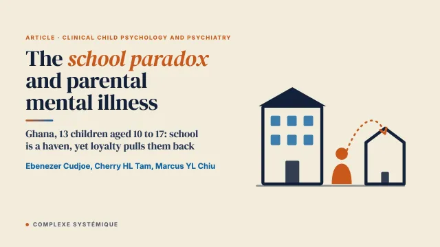 Constructing the school paradox in the lives of children living with parental mental illness