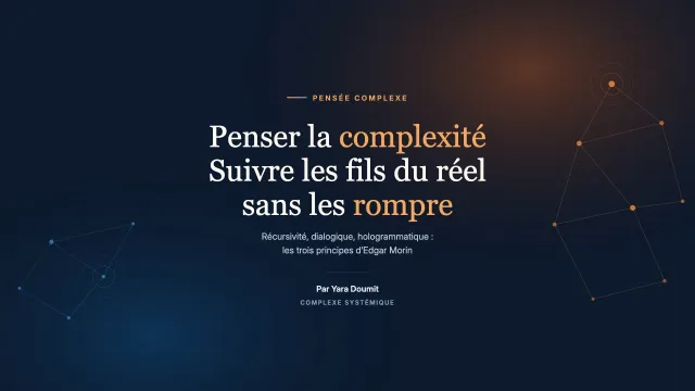 *Penser la complexité* : suivre les fils du réel sans les rompre