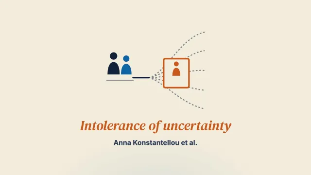 The experience of intolerance of uncertainty for parents of young people with a restrictive eating disorder