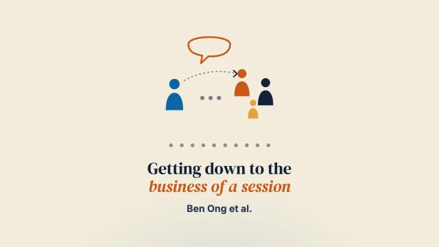 Transitioning to the Business of a Session in Collaborative-Dialogic Meetings: A Conversation Analysis