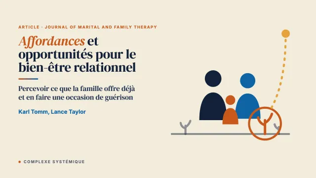 Affordances et opportunités pour le bien-être relationnel