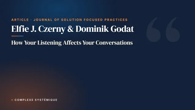 How Your Listening Affects Your Conversations