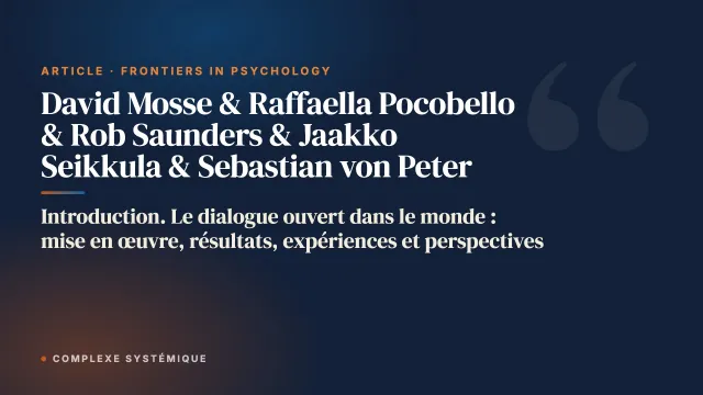 Introduction. Le dialogue ouvert dans le monde : mise en œuvre, résultats, expériences et perspectives