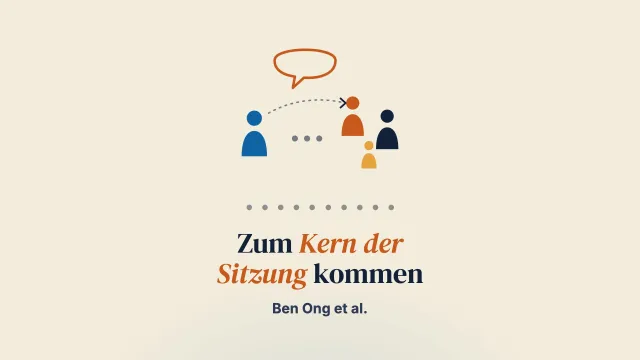 Der Übergang zum eigentlichen Anliegen der Sitzung in kollaborativ-dialogischen Gesprächen: eine Konversationsanalyse
