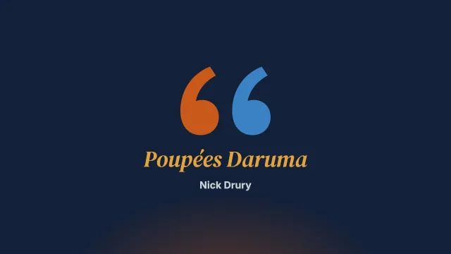 Les poupées Daruma et la pratique orientée vers les solutions