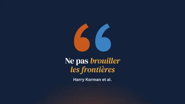 Nous ne voulons pas brouiller les frontières : réponse à Guy Shennan et au Solution-Focused Collective