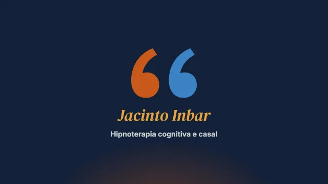 Integrar a hipnoterapia cognitiva ao tratamento de casal. Entrevista com Jacinto Inbar