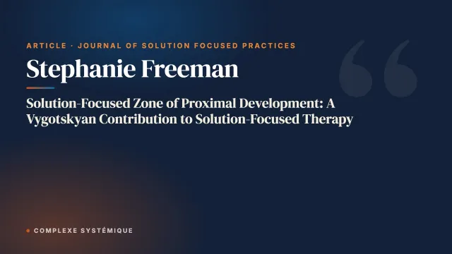 Solution-Focused Zone of Proximal Development: A Vygotskyan Contribution to Solution-Focused Therapy