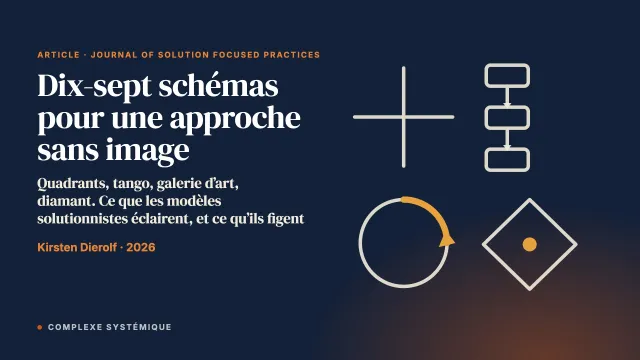 Visualiser la pratique orientée vers les solutions : une revue critique des schémas et des modèles