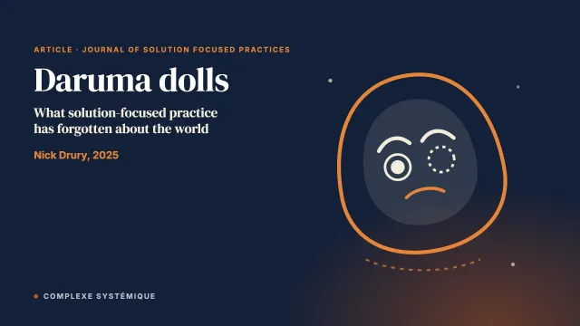 Daruma Dolls and Solution Focused Practice