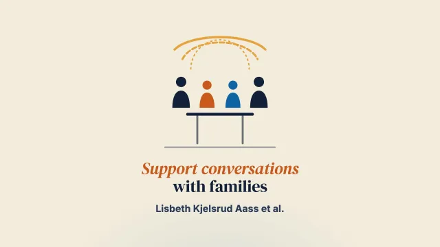 Young Adults and Their Families Living With Mental Illness: Evaluation of the Usefulness of Family-Centered Support Conversations in Community Mental Health care Settings