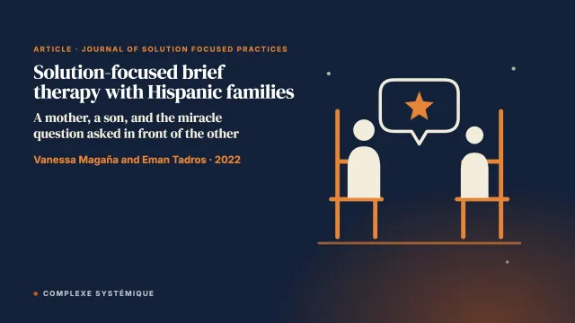 Solution-Focused Brief Therapy with Hispanic Families