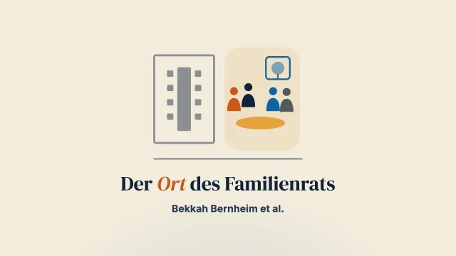 Macht und Potenzial von Raum und Ort im Familienrat: die Rolle des Veranstaltungsorts in der Kinderschutzpraxis neu denken