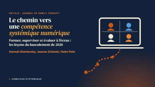 Le chemin vers une compétence systémique numérique : réflexions sur la formation, la supervision et l’évaluation des compétences