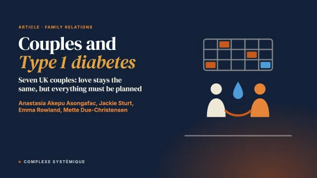 Impact of Type 1 diabetes on couples' health, well‐being, and relationship: An Interpretative phenomenological analysis study