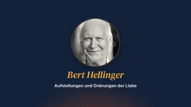 Systemische Psychotherapie der Aufstellungen und der Ordnungen der Liebe. Interview mit Bert Hellinger