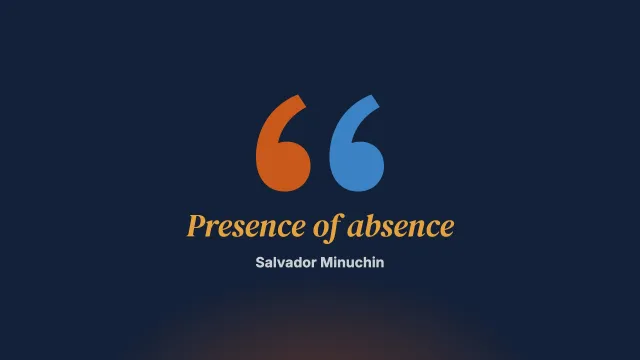 The presence of absence. Therapy with families and ghosts