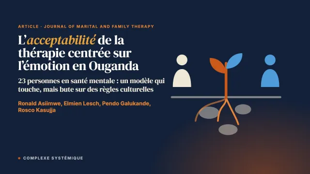 L’acceptabilité de la thérapie centrée sur l’émotion en Ouganda : le point de vue de personnes travaillant en santé mentale