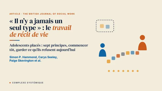« Il n’y a jamais un seul type » : évaluation réaliste à méthodes mixtes d’un travail de récit de vie de faible intensité centré sur l’adolescence