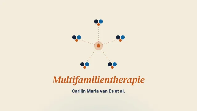 Die Wirkung der Multifamilientherapie auf psychische Probleme und das Funktionieren der Familie: Eine systematische Übersichtsarbeit und Metaanalyse