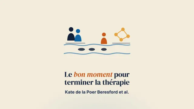 Quel est le bon moment pour terminer la thérapie familiale de l’anorexie mentale ? Une étude qualitative de l’expérience des jeunes