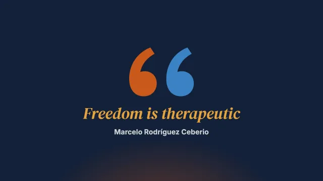 Freedom is therapeutic. Another praise of folly