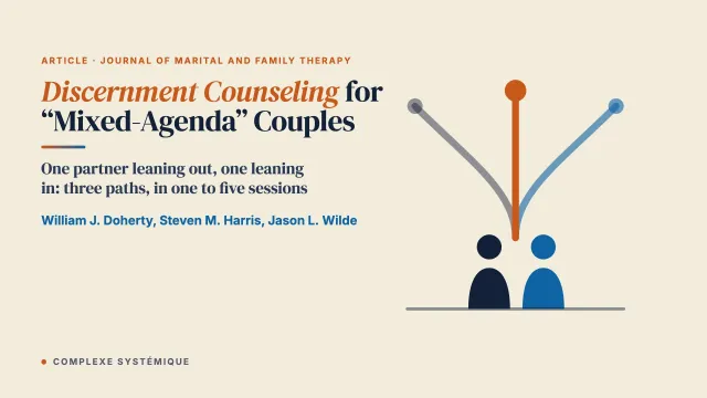 Discernment Counseling for “Mixed-Agenda” Couples
