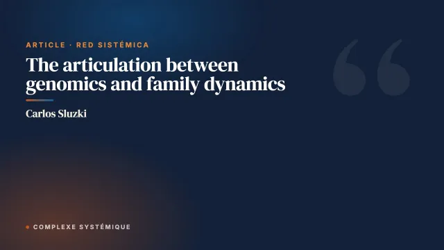 The articulation between genomics and family dynamics