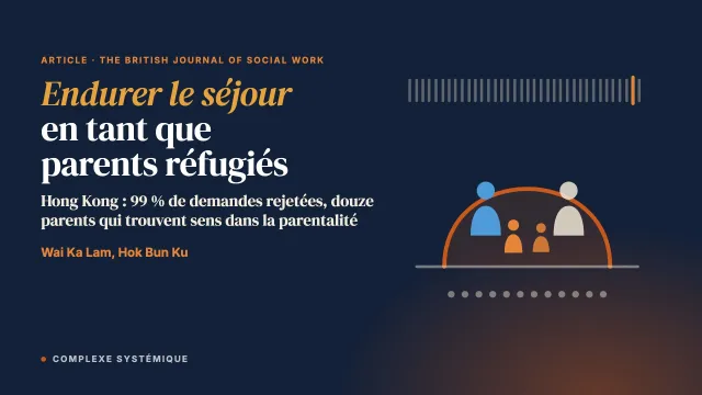Endurer le séjour en tant que parents réfugiés : étude phénoménologique de l’expérience parentale de personnes en demande de non-refoulement à Hong Kong