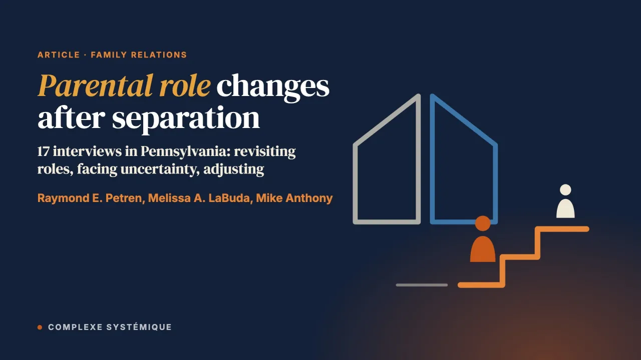 “I Want to Make Sure I'm Doing What It Takes”: Parental Role Changes Following Separation