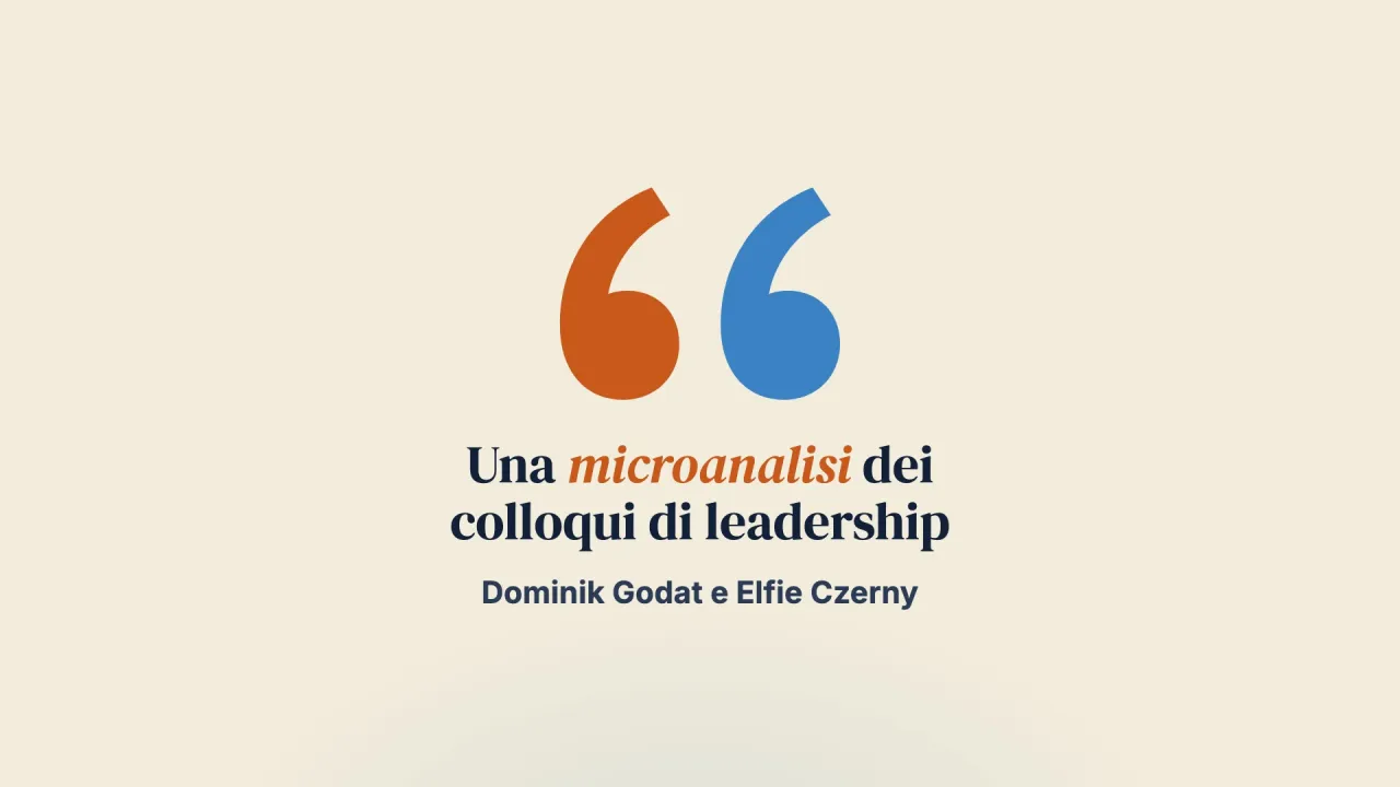 Dalla leadership quotidiana alle conversazioni centrate sulla soluzione – una microanalisi del cambiamento delle funzioni interattive nella formazione ai colloqui di leadership di sostegno