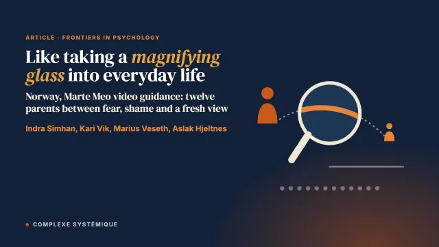 Like Taking a Magnifying Glass Into Everyday Life: Vulnerable Parents’ Experiences With Video Guidance in an Infant Mental Health Clinic