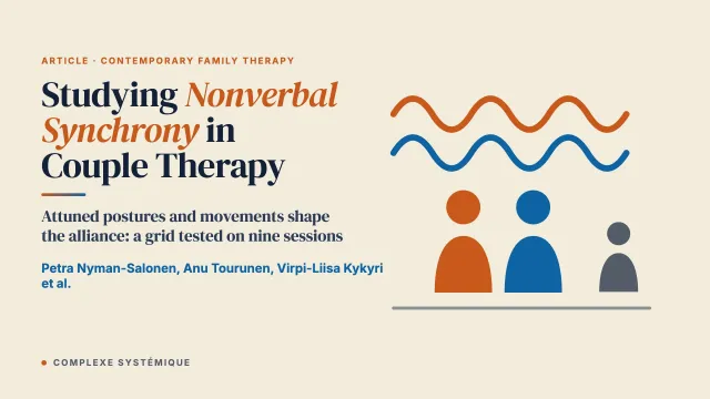 Studying Nonverbal Synchrony in Couple Therapy—Observing Implicit Posture and Movement Synchrony