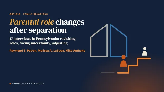 “I Want to Make Sure I'm Doing What It Takes”: Parental Role Changes Following Separation