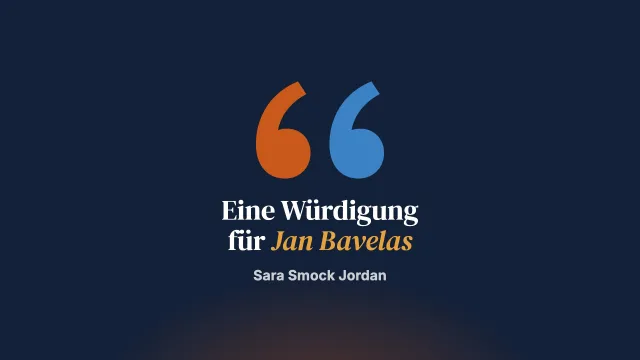 Eine Würdigung für Jan Bavelas