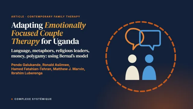 Culturally Informed Adaptation of Emotionally Focused Couple Therapy and Training for a Ugandan Population