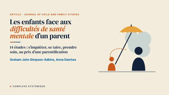 Comment les enfants donnent sens aux difficultés de santé mentale de leur parent : une méta-synthèse