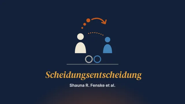 Es hat mich zum Nachdenken gebracht: Die Auswirkungen der Teilnahme an einem Interview zur Scheidungsentscheidung