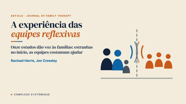 A experiência das equipes reflexivas na prática clínica, do ponto de vista das pessoas atendidas: revisão sistemática e metassíntese