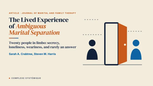 The Lived Experience of Ambiguous Marital Separation: A Phenomenological Study