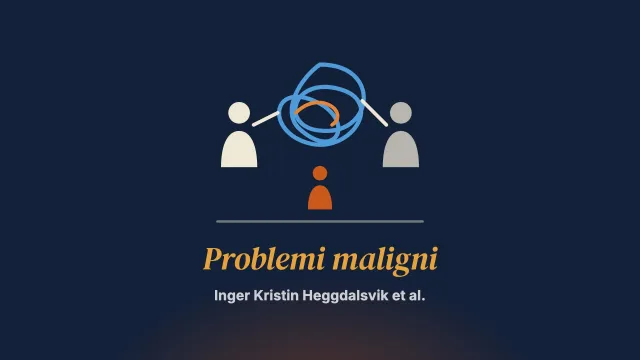L’alta conflittualità come problema maligno dal punto di vista dei servizi di consulenza familiare e di tutela dei minori in Norvegia