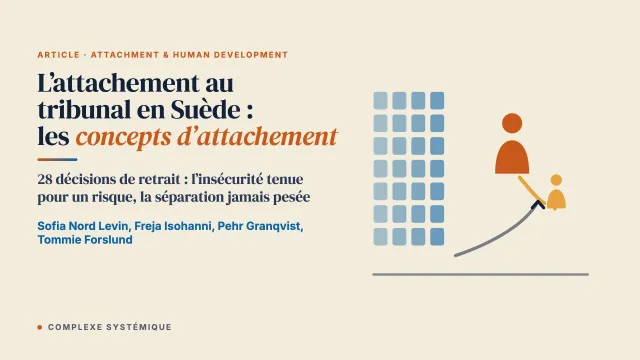 L’attachement au tribunal en Suède : perception et application des concepts d’attachement dans les décisions judiciaires de retrait d’enfant